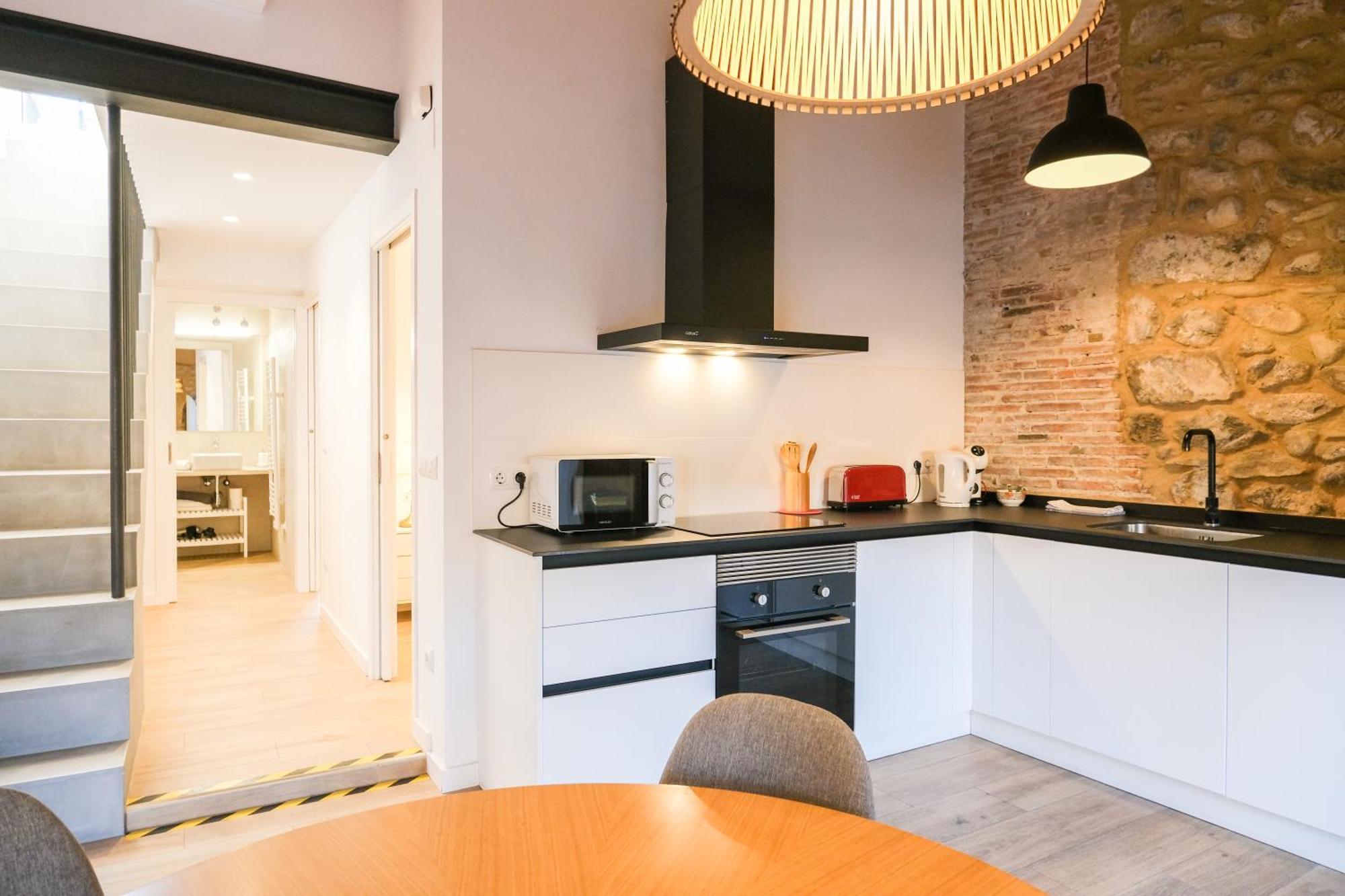 Ganganell Atic Apartamento Con Terraza En Besalú Esterno foto