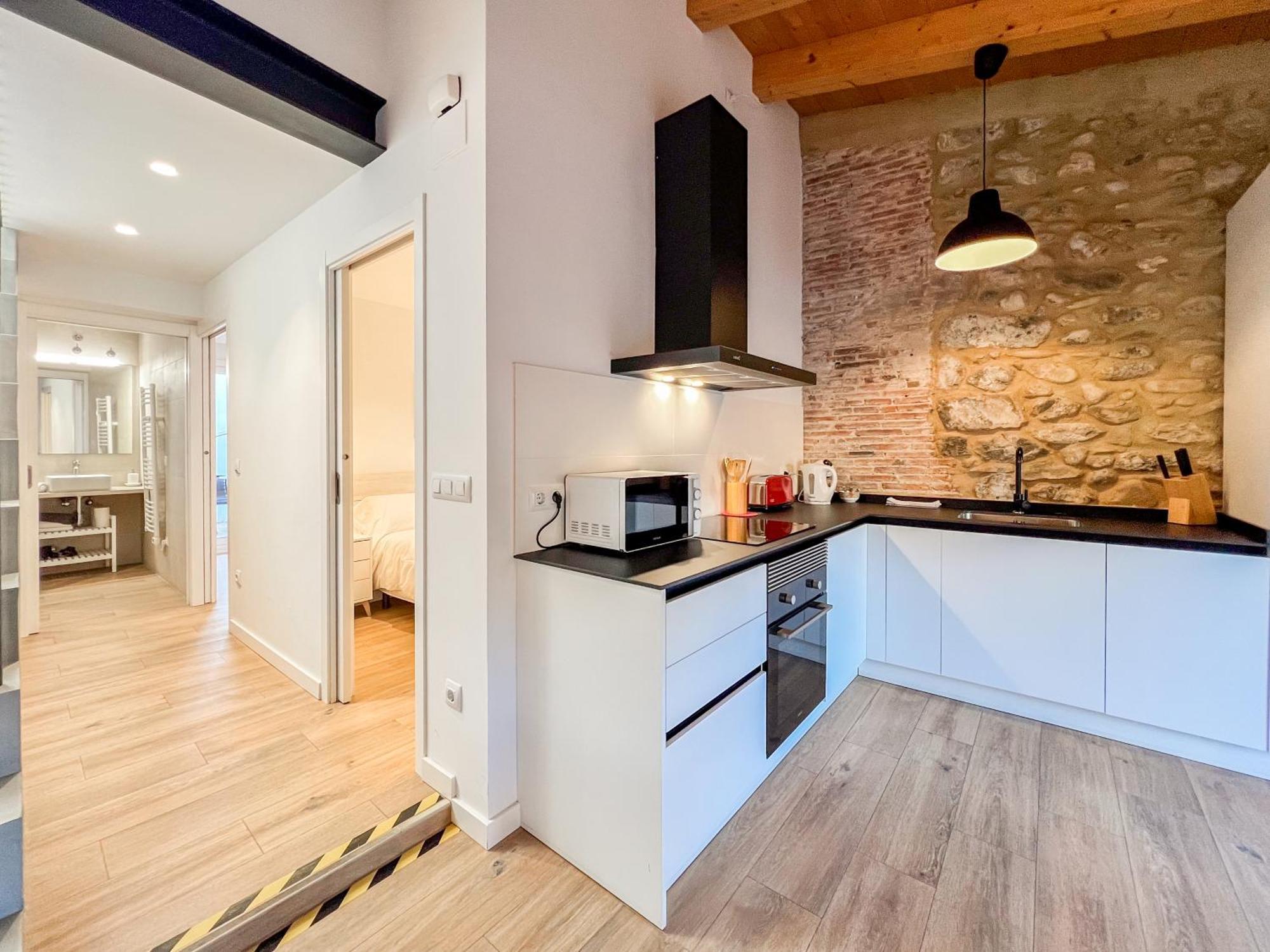 Ganganell Atic Apartamento Con Terraza En Besalú Esterno foto